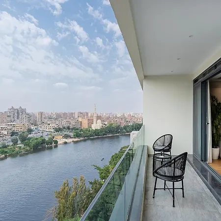 Brassbell L Zamalek L Om Kolthoom L Nile View Apartment